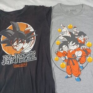 Dragonball Z Graphic Print T Shirt‎ Size Large 42-44 Anime Lot Of 2 T Shirts